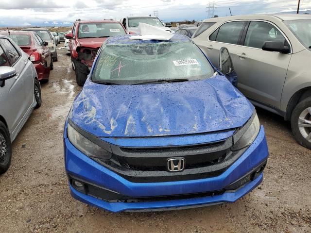 19XFC2F82KE015281 - 2019 HONDA CIVIC SPORT BLUE photo 5