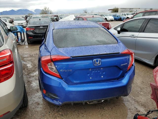 19XFC2F82KE015281 - 2019 HONDA CIVIC SPORT BLUE photo 6