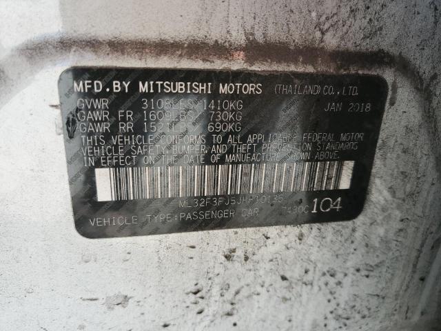 ML32F3FJ5JHF10135 - 2018 MITSUBISHI MIRAGE G4 ES Ağ foto 12