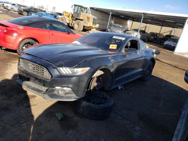 1FA6P8TH0G5268488 - 2016 FORD MUSTANG BLACK photo 1
