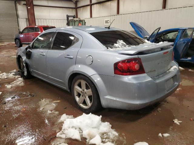 1C3CDZCBXDN608673 - 2013 DODGE AVENGER SXT BLUE photo 2