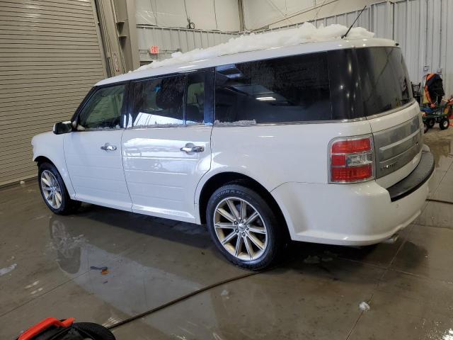 2FMGK5D84FBA09101 - 2015 FORD FLEX LIMITED WHITE photo 2