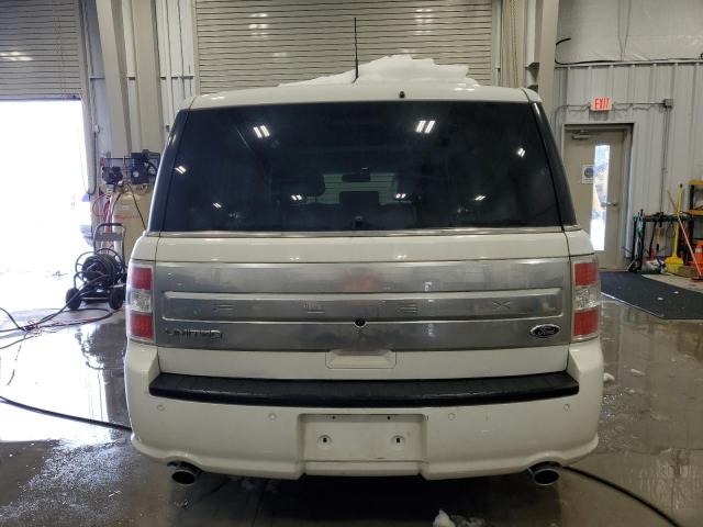 2FMGK5D84FBA09101 - 2015 FORD FLEX LIMITED WHITE photo 6