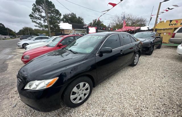 4T1BE46K97U643519 - 2007 TOYOTA CAMRY CE BLACK photo 2