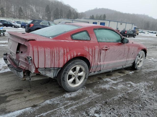 1ZVHT80N485173360 - 2008 FORD MUSTANG RED photo 3