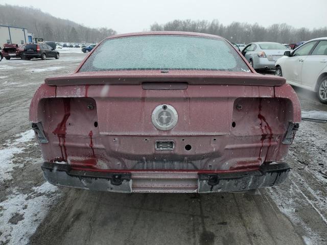 1ZVHT80N485173360 - 2008 FORD MUSTANG RED photo 6