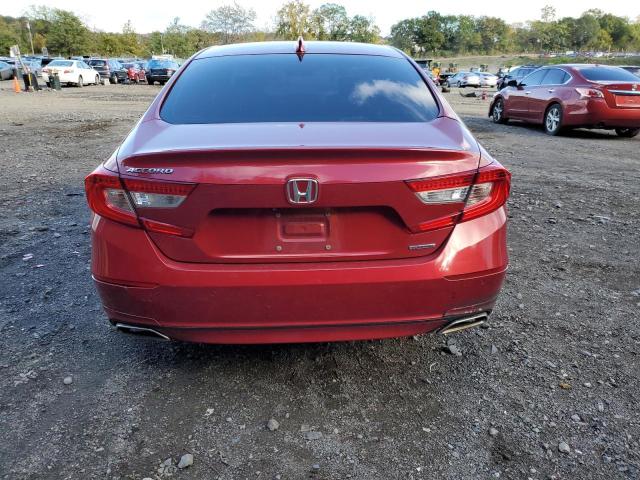 1HGCV1F90JA047374 - 2018 HONDA ACCORD TOURING RED photo 6