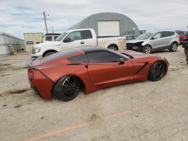 1G1YA2D72G5102022 - 2016 CHEVROLET CORVETTE STINGRAY 1LT ORANGE photo 3