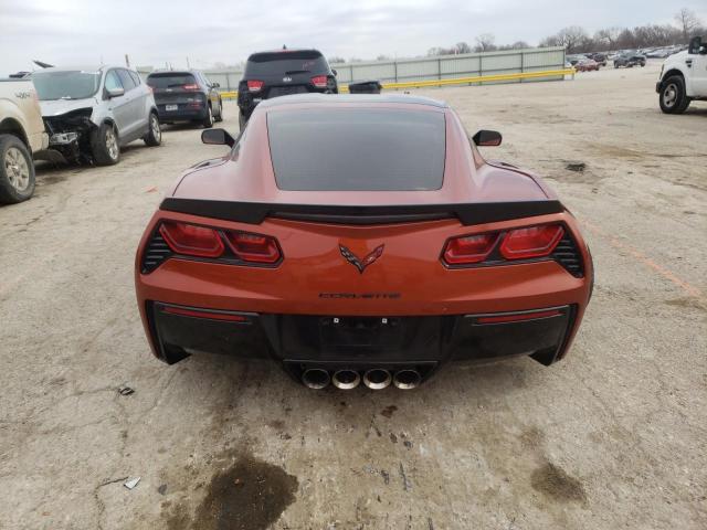 1G1YA2D72G5102022 - 2016 CHEVROLET CORVETTE STINGRAY 1LT ORANGE photo 6