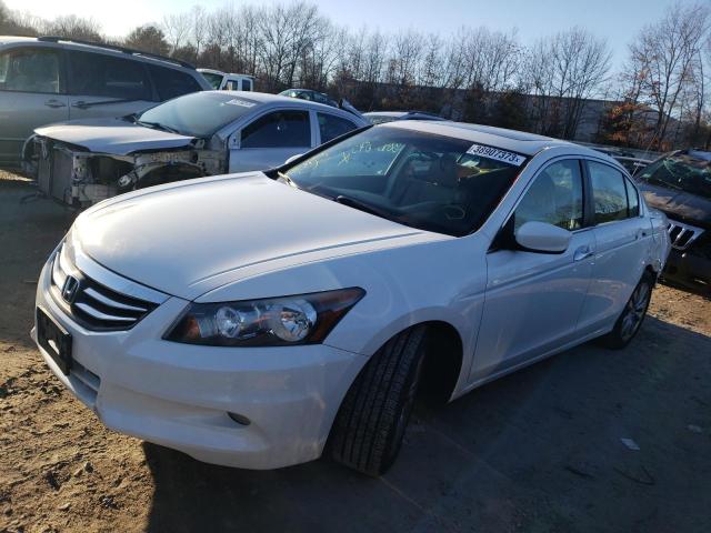 1HGCP3F89CA042819 - 2012 HONDA ACCORD EXL WHITE photo 1