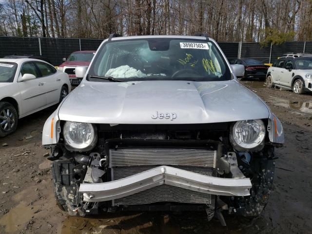 ZACNJDBBXMPM47778 - 2021 JEEP RENEGADE LATITUDE SILVER photo 5