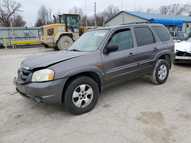 4F2CZ06114KM16815 - 2004 MAZDA TRIBUTE ES GRAY photo 1