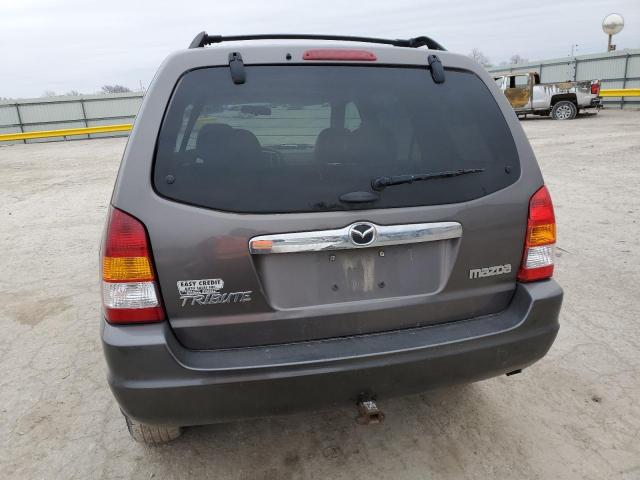 4F2CZ06114KM16815 - 2004 MAZDA TRIBUTE ES GRAY photo 6