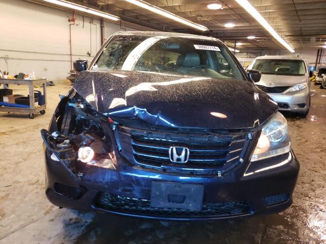 5FNRL387X8B086271 - 2008 HONDA ODYSSEY EXL BLUE photo 5