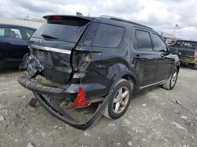 1FM5K7D83KGA68145 - 2019 FORD EXPLORER XLT BLACK photo 3