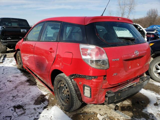 2T1KR32E57C669499 - 2007 TOYOTA COROLLA MA XR RED photo 2