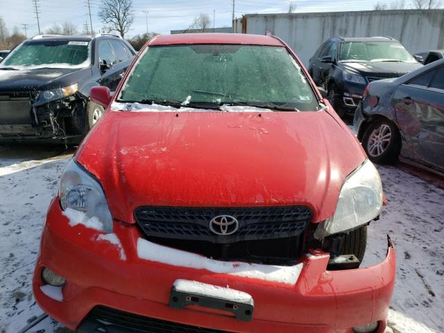 2T1KR32E57C669499 - 2007 TOYOTA COROLLA MA XR RED photo 5