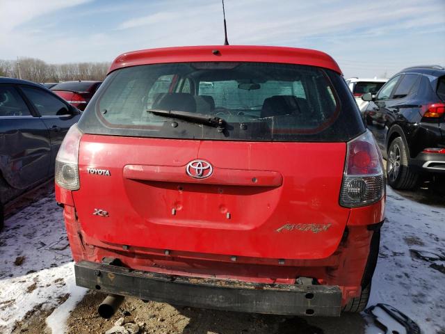 2T1KR32E57C669499 - 2007 TOYOTA COROLLA MA XR RED photo 6