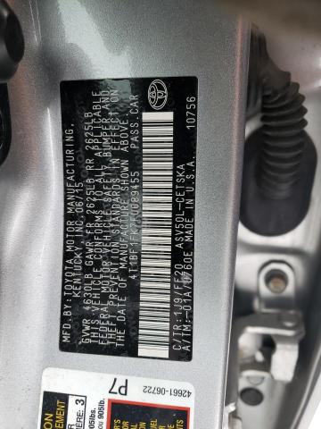 4T1BF1FK7FU089455 - 2015 TOYOTA CAMRY LE SILVER photo 13