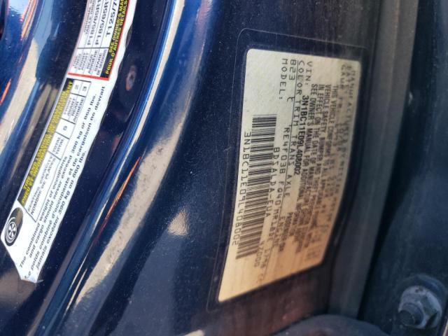 3N1BC11E09L408002 - 2009 NISSAN VERSA S BLUE photo 12