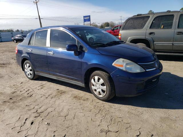 3N1BC11E09L408002 - 2009 NISSAN VERSA S BLUE photo 4