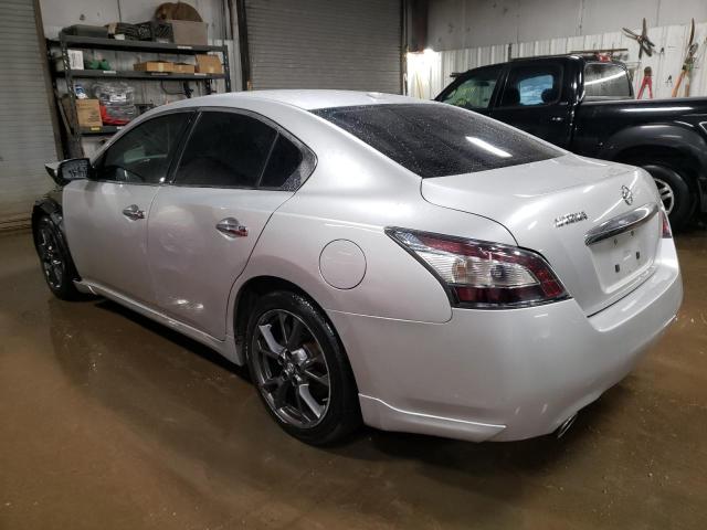 1N4AA5AP7EC455370 - 2014 NISSAN MAXIMA S SILVER photo 2