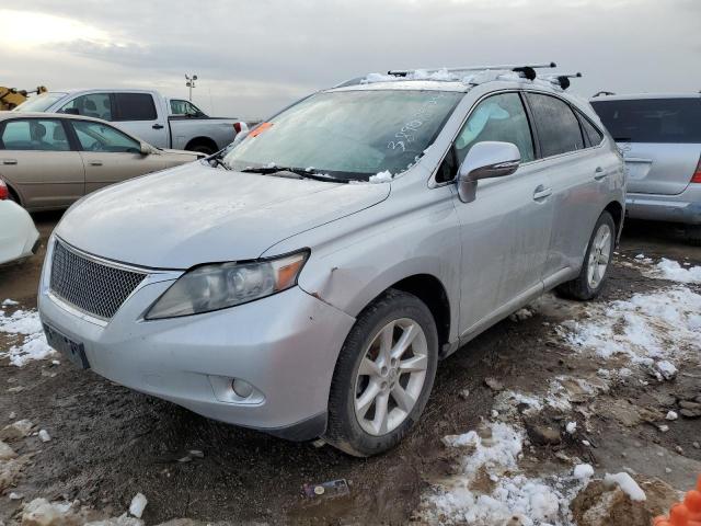 2T2BK1BA2BC103195 - 2011 LEXUS RX 350 SILVER photo 1