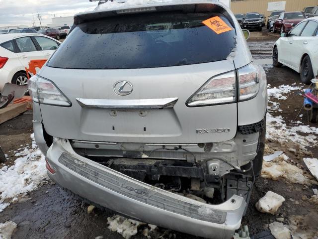 2T2BK1BA2BC103195 - 2011 LEXUS RX 350 SILVER photo 6