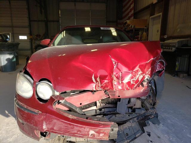 2G4WD582171214491 - 2007 BUICK LACROSSE CXL RED photo 5