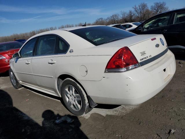 2G1WB57K191106380 - 2009 CHEVROLET IMPALA LS WHITE photo 2