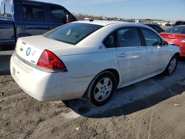 2G1WB57K191106380 - 2009 CHEVROLET IMPALA LS WHITE photo 3