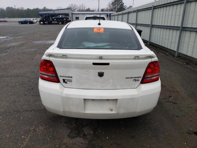 1B3CC5FB2AN108474 - 2010 DODGE AVENGER R/T WHITE photo 6