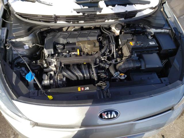 3KPA24AD3ME374882 - 2021 KIA RIO LX GRAY photo 11