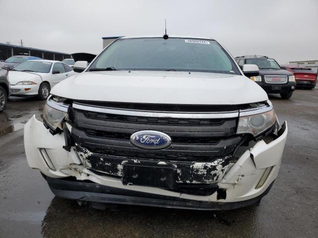 2FMDK3J90DBB37840 - 2013 FORD EDGE SEL WHITE photo 5