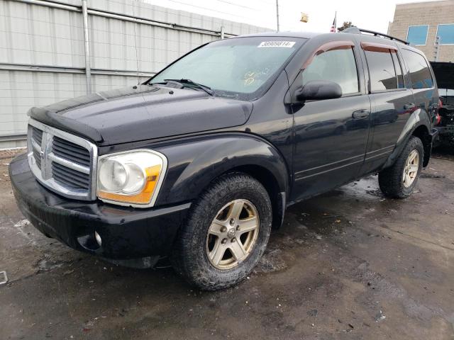 1D4HB48N34F155748 - 2004 DODGE DURANGO SLT BLACK photo 1