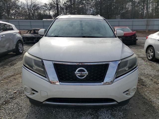 5N1AR2MN1EC651151 - 2014 NISSAN PATHFINDER S WHITE photo 5