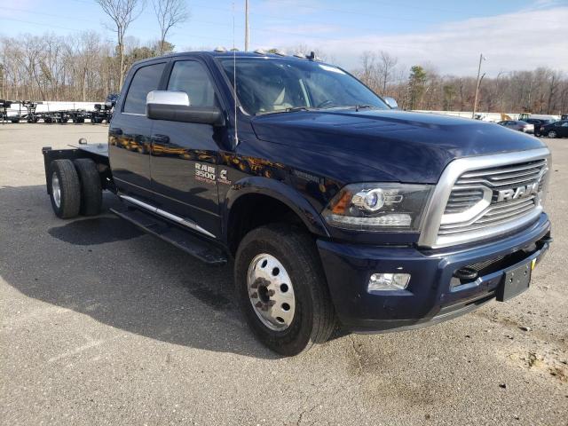 3C63RRKL8JG361480 - 2018 RAM 3500 LONGHORN BLUE photo 4