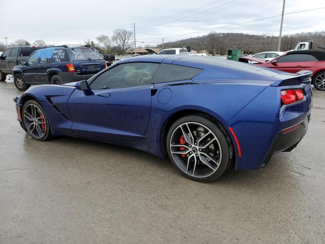 1G1YK2D70J5103576 - 2018 CHEVROLET CORVETTE STINGRAY Z51 2LT BLUE photo 2