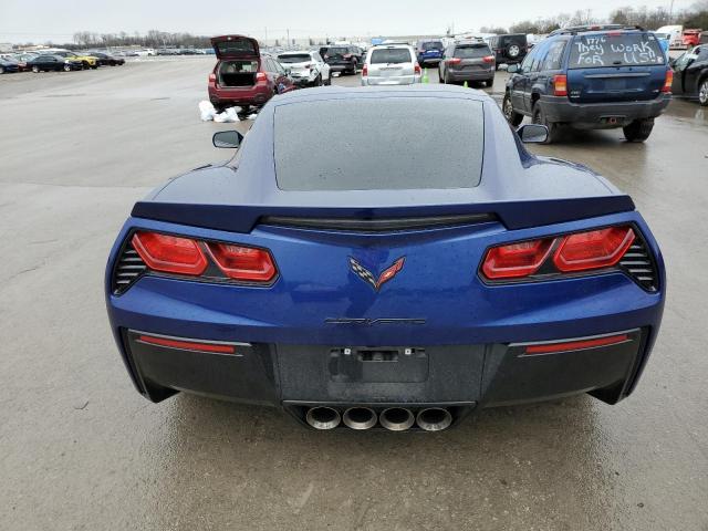 1G1YK2D70J5103576 - 2018 CHEVROLET CORVETTE STINGRAY Z51 2LT BLUE photo 6