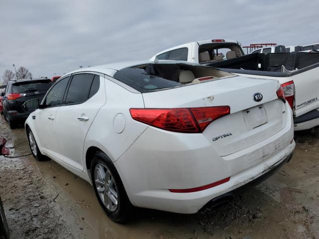 5XXGM4A72DG181192 - 2013 KIA OPTIMA LX WHITE photo 2