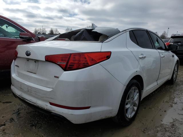 5XXGM4A72DG181192 - 2013 KIA OPTIMA LX WHITE photo 3