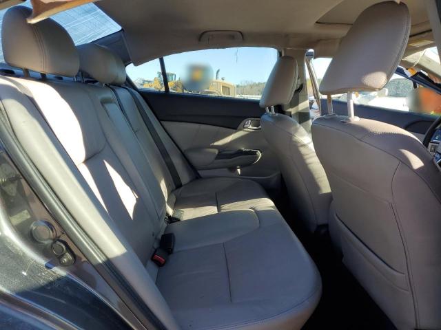 2HGFB2F9XDH513622 - 2013 HONDA CIVIC EXL ნაცრისფერი ფოტო 10