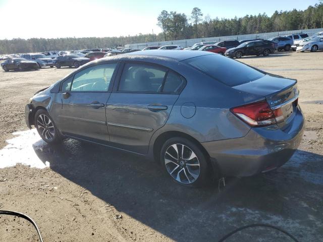 2HGFB2F9XDH513622 - 2013 HONDA CIVIC EXL ნაცრისფერი ფოტო 2