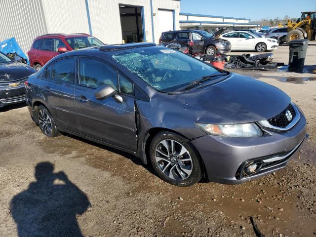 2HGFB2F9XDH513622 - 2013 HONDA CIVIC EXL ნაცრისფერი ფოტო 4