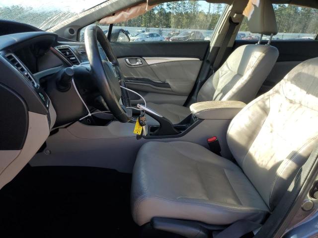 2HGFB2F9XDH513622 - 2013 HONDA CIVIC EXL ნაცრისფერი ფოტო 7