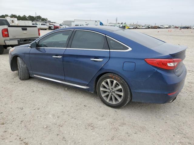 5NPE34AFXGH280613 - 2016 HYUNDAI SONATA SPORT BLUE photo 2