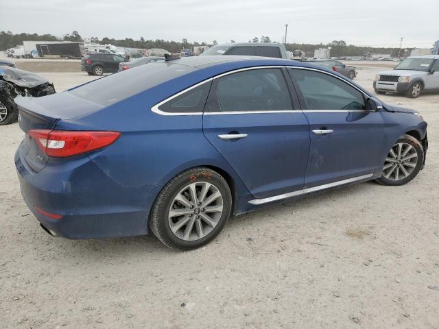 5NPE34AFXGH280613 - 2016 HYUNDAI SONATA SPORT BLUE photo 3