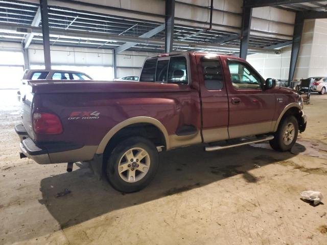 2FTRX08L63CA13575 - 2003 FORD F150 MAROON photo 3