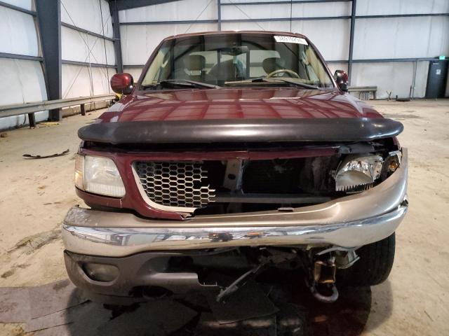 2FTRX08L63CA13575 - 2003 FORD F150 MAROON photo 5