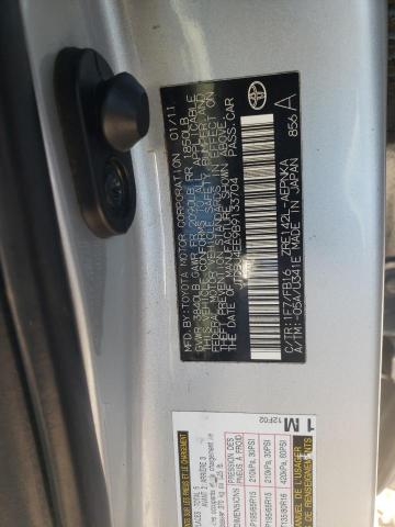 JTDBU4EE9B9133704 - 2011 TOYOTA COROLLA BASE GRAY photo 12